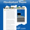 Cloudephant Blue Color Personal Blog Style WordPress Theme