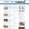 ChatterBox Blue Portal & News Free Wordpress Theme