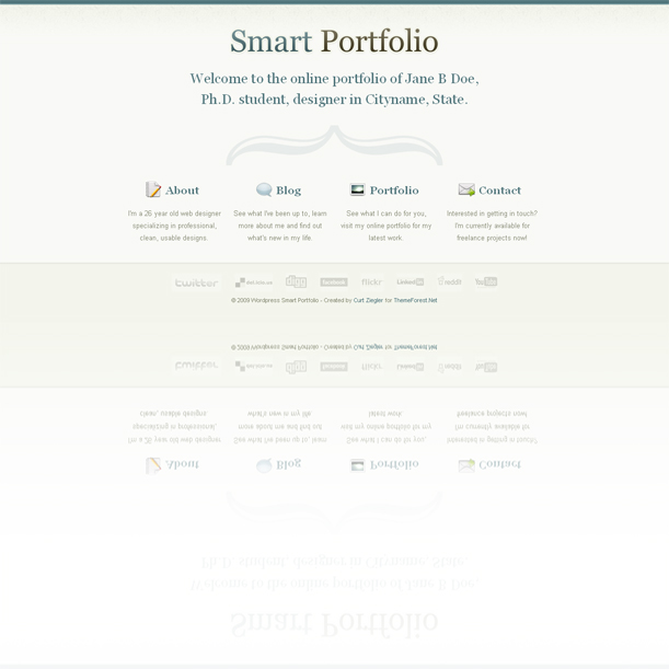 Smart Portfolio Simple Premium Wordpress Theme