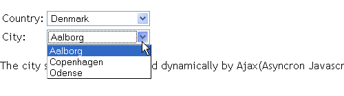 AJAX Scripts - Chained select boxes