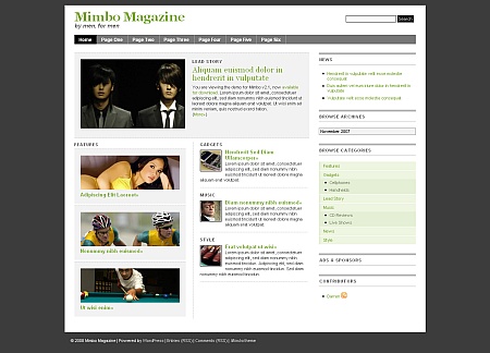 Free Premium Magazine Style WordPress Themes