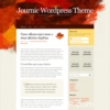 Journic Orange Color Free Wordpress Theme