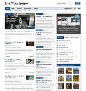 Live Wire Wordpress Theme