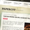 Papercut Wordpress Theme