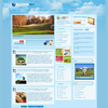 Falkner Sky Blue Portal Free Wordpress Theme
