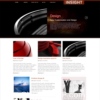 Insight Blog Portfolio 3 Colour Wordpress Theme