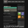 Night Light Dark New Portfolio Style Premium Wordpress Theme