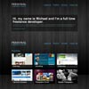 Personal Landing Dark Portfolio Premium Wordpress Theme