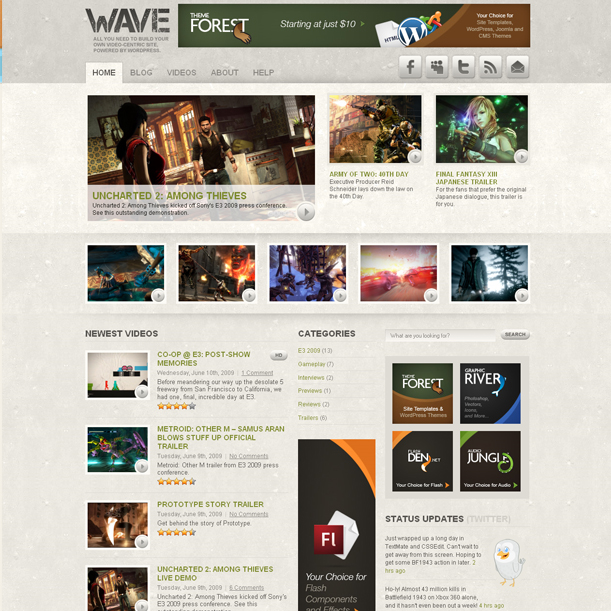 Wp Wave A Video Centric Premium Wordpress Theme